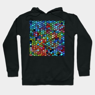 Colorful Stain Glass Design Hoodie